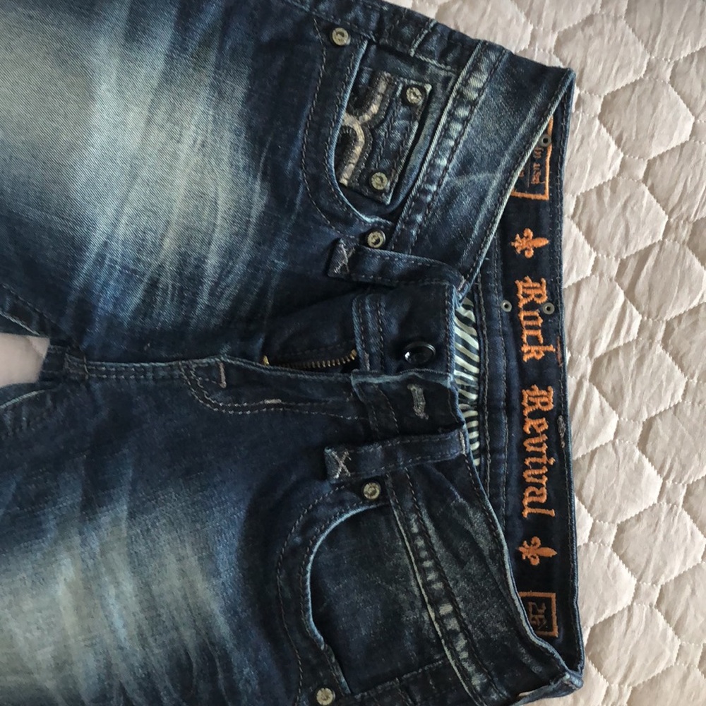 2 jeans - 1x KUT and 1 x Rock revival jeans - Picture 8 of 9